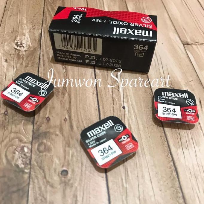 Baterai Maxell 364 SR621SW Original Maxell 364 Maxell 621 Original