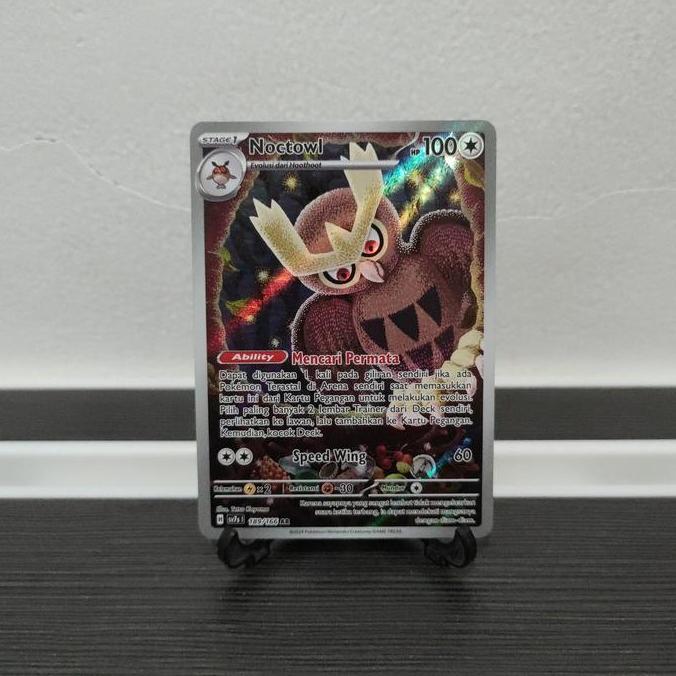 Pokemon TCG Indonesia Noctowl SV7s 189/166 AR