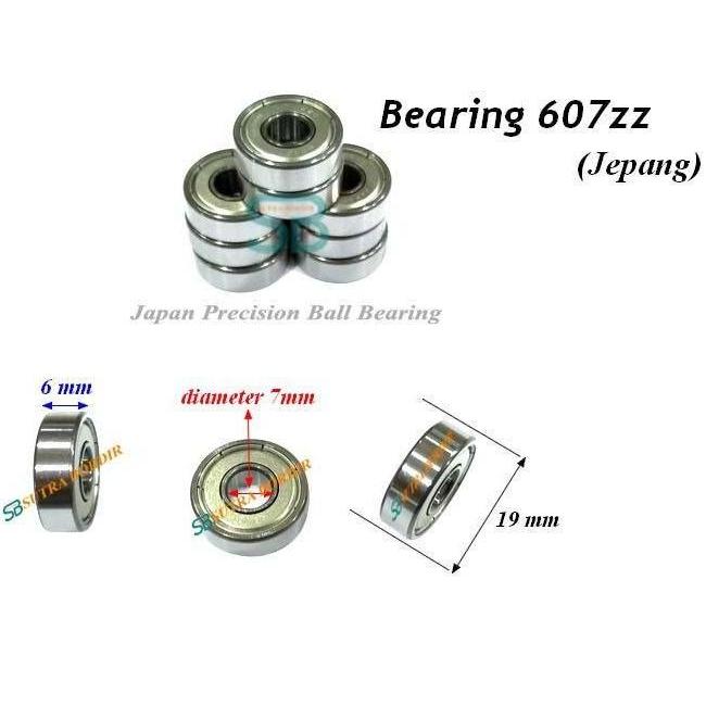 bearing 607z ezo jepang Bearing 607zz Jepang Ball Bearing 607z EZO Japan Kualitas Bagus 607z EZO jap