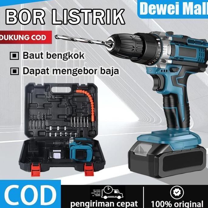 BLAZONE Dewei bor batre 598VF makita original batre bor batre 3200rpm impact batrei murah makita