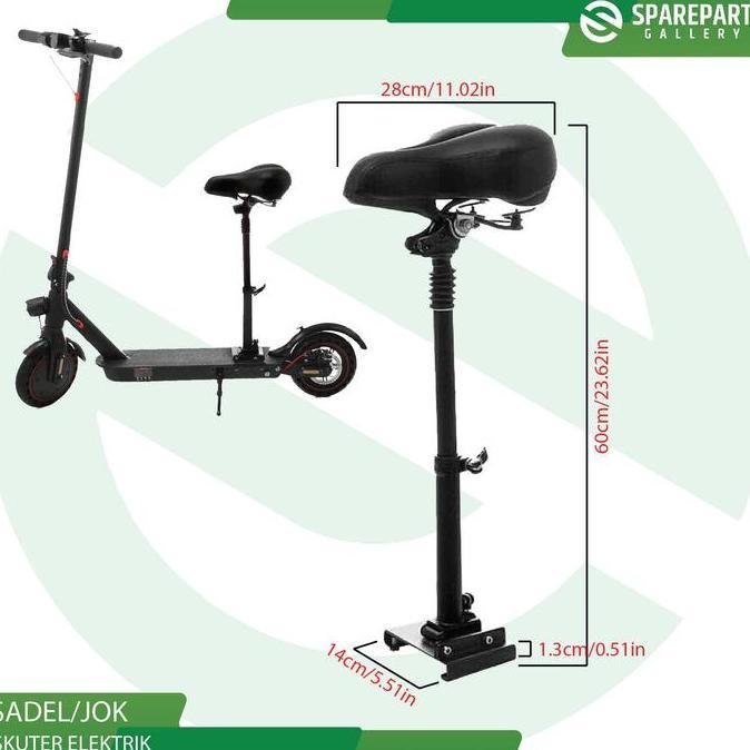 Sadel/Jok Tempat Duduk Skuter Elektrik Otoped 8.5Inch