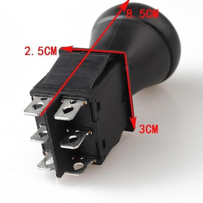 BLAZONE Switch Saklar 6 Pin Mobil Mainan Anak Saklar Maju Mundur Untuk Mobil Aki Anak Sparepart Berk