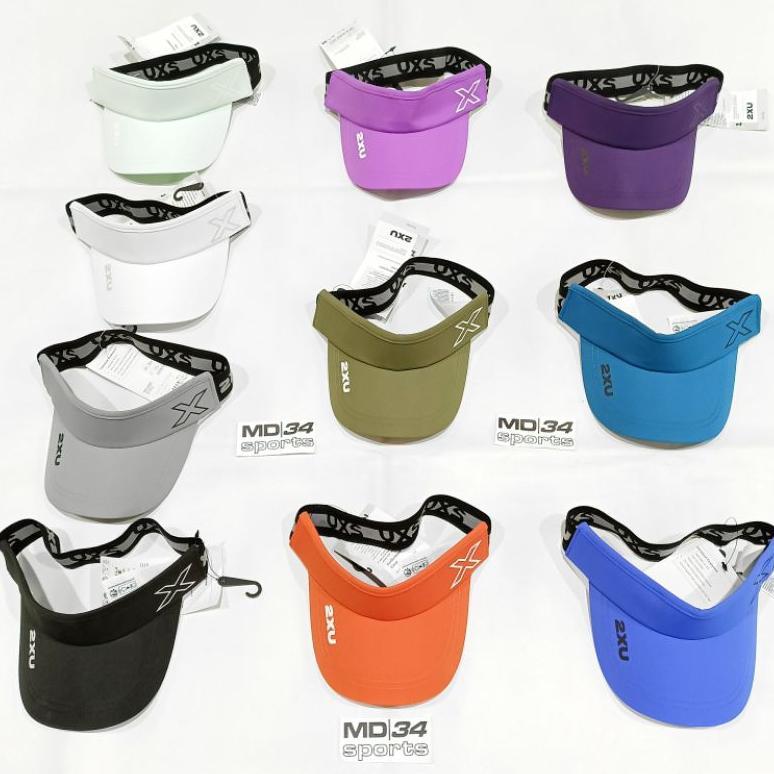 2XU Run Performance Visor Topi Lari Original