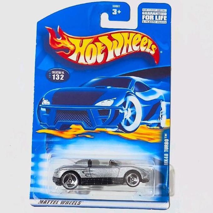 Hotwheels Hot Wheels MX48 MX 48 Turbo silver polos 2001 base besi