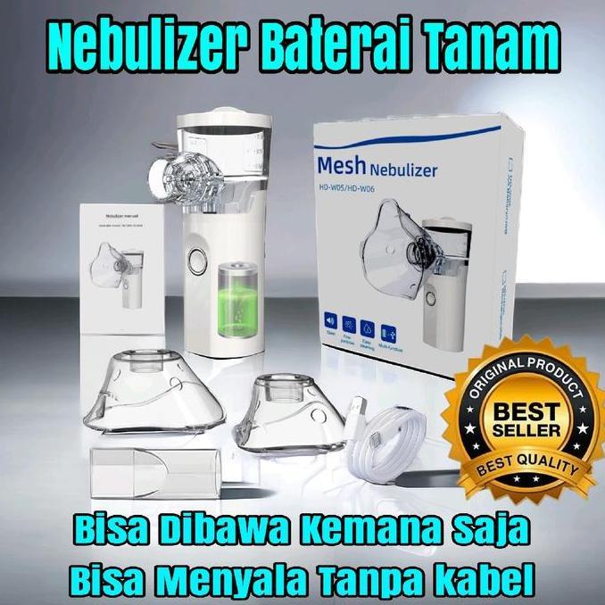 Endangseller - Nebulizer Alat Uap Pernapasan Pelancar Sesak Nafas Obat Asma Ultrasonic Steam Inhale 
