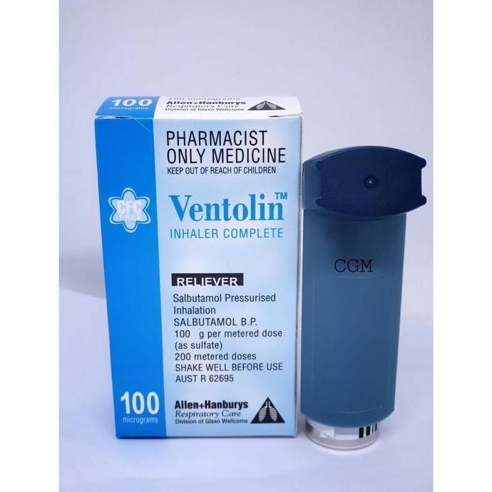 Endangseller - Inhaler Asma Semprot 100mcg Suplemen Kesehatan Multivitamin Asma