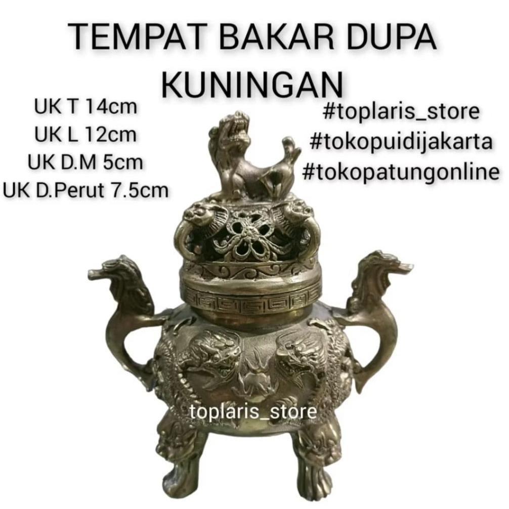 Tempat Bakar Dupa Hio Kerucut Naga Timbul Besar Diskon