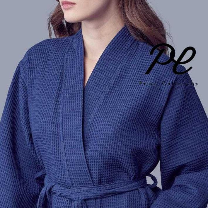 Kimono Handuk Bathrobe Waffle Luxury Hotel Spa|SizeJumboBajutidurPriaWanita||BajuTidurWanitaSexy DIS