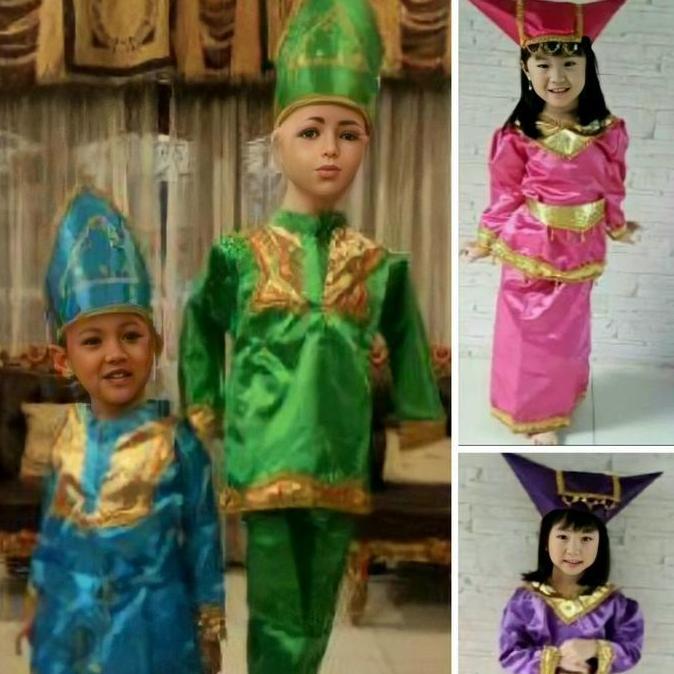 Baju Adat Padang Anak TK - SD / baju adat minang / baju adat anak MC