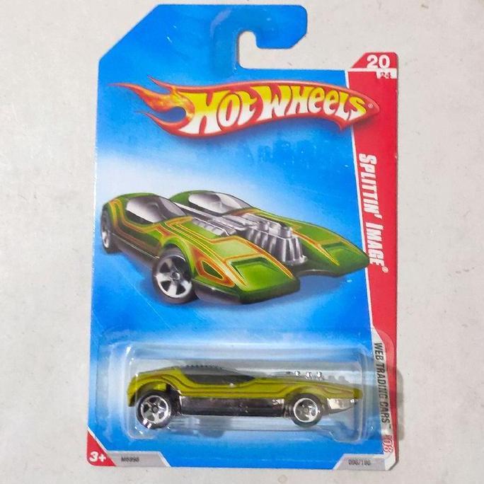 Hotwheels Hot Wheels Splittin Image Hijau Strip 2008 Web Trading Cars rare