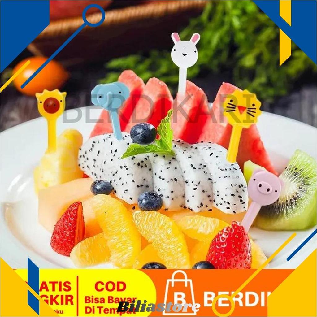 Tusukan Bento Karakter Lucu Tusukan Gemoy Jerapah Gajah Mata Tusukan Gemoy Garpu Bento Buah Kue Dess