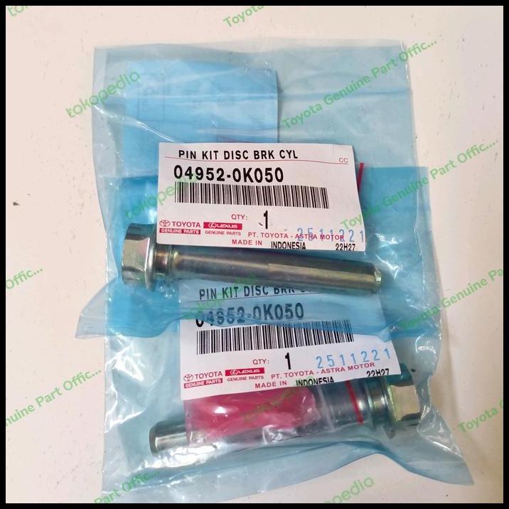 GRATIS ONGKIR PIN KIT SLEDING CALIPER REM DEPAN INNOVA REBORN ATAS 04952-0K040 