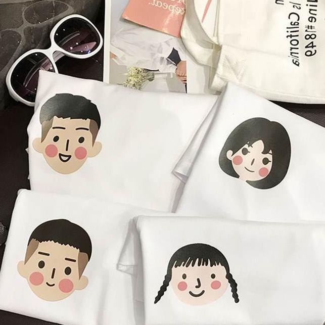 hot deals fam kartun baju kembar seragam model lucu oblong bagus murah kapelan keluarga bapak ibu an