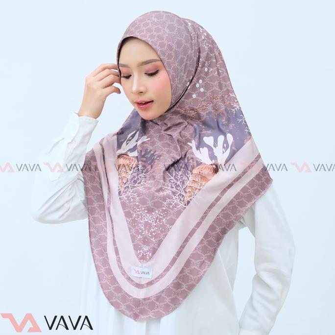 Chiusura- Khimar (Non-Pet) Motif Sublime Printing, Kerudung Instant Kekinian, Jilbab Instant Wanita,
