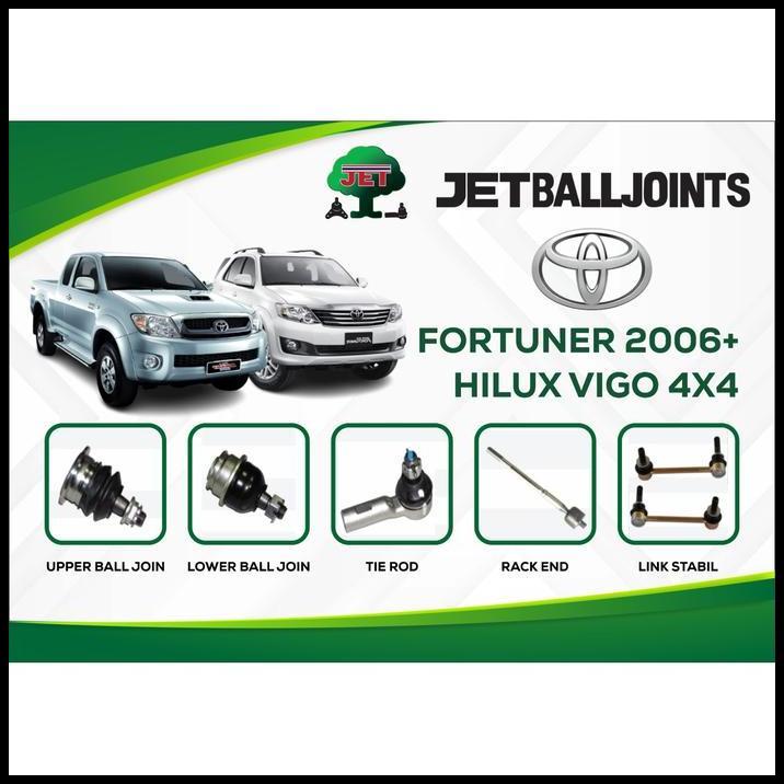 TERBARU JET THAILAND BALLJOINT ATAS, BALL JOINT BAWAH, TIE ROD END TIROT, LONG TIE ROD RACK END, LIN