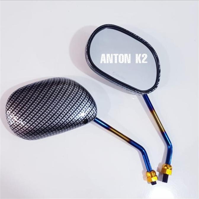 KACA SPION STANDAR VARIASI CARBON PELANGI MOTOR MIO/MIO LAMA/MIO SMILE