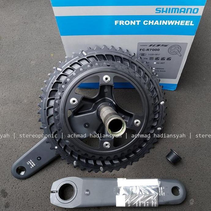 Crank 105 R7000 dual chainring 53-39T SHIMANO 105 FC-R7000 Arm 170mm