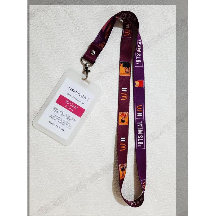 BTS MEAL Lanyard ID CARD Printing Full Collor