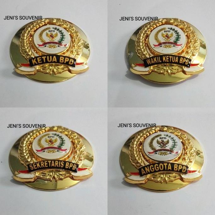 Sparkling- Pin Jabatan Bpd Logo Terbaru Model Premium Magnet
