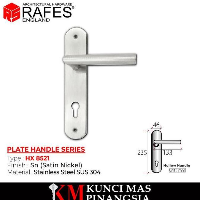 Gagang Pintu / Plate Handle / 8521 / RAFES ORIGINAL