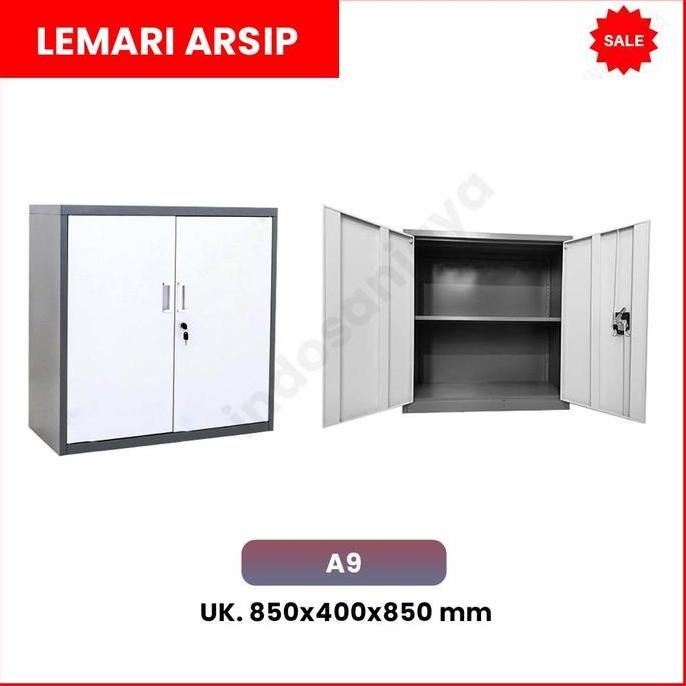 Lemari Arsip Besi Kantor Lemari Arsip Kabinet Pendek A9