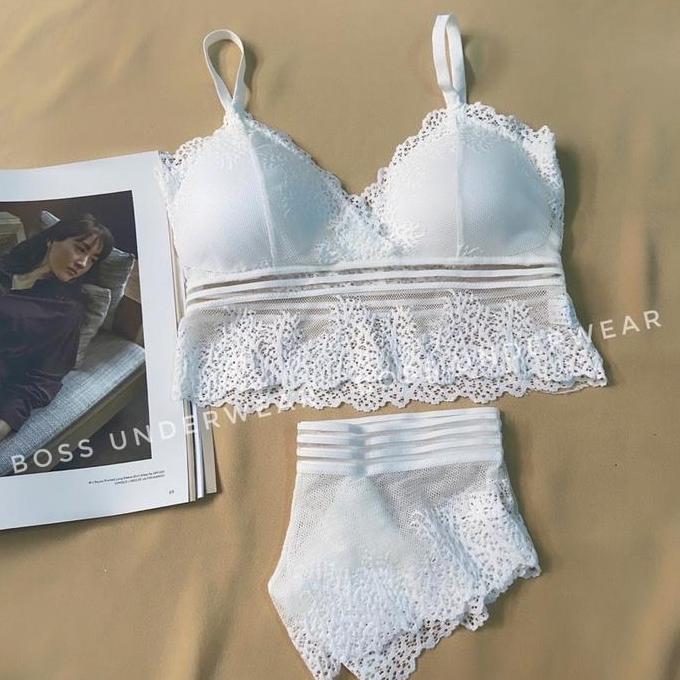 Set Bralette Renda | Sexy Bralette Set | Bralette atasan wanita | TANK TOP Brukat | sexy underwear |