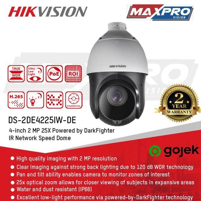 IP CAMERA PTZ HIKVISION DS-2DE4225IW-DE