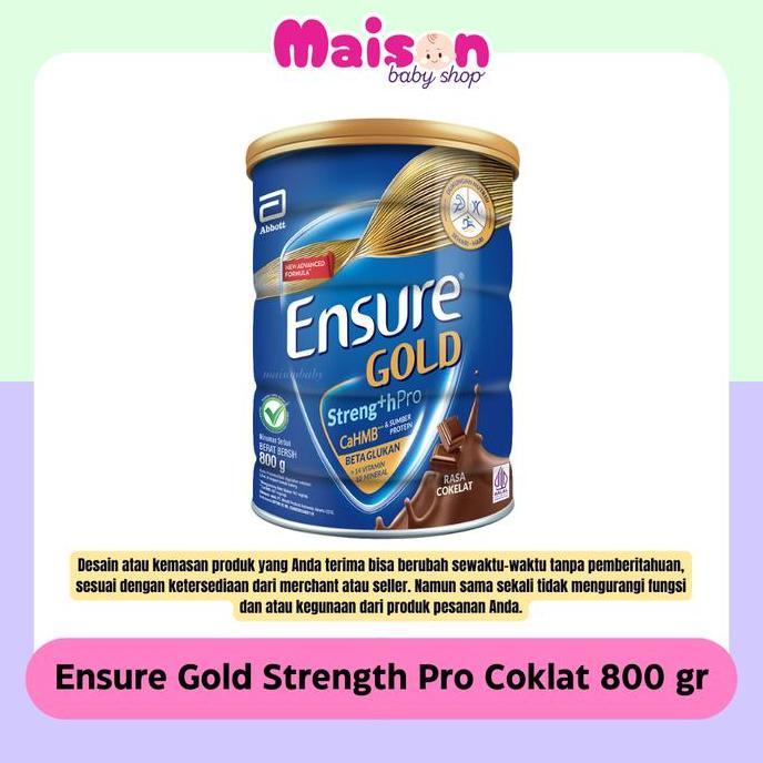 Gyunyu- Ensure Gold Hmb Vanila Coklat Susu Orang Tua Dewasa 850G 850 G
