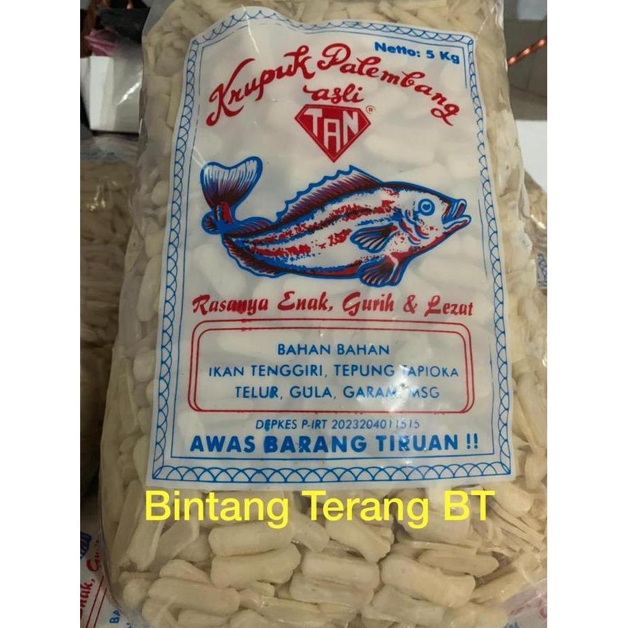 Kerupuk Krupuk Palembang Asli TAN Ikan Tenggiri Kecil 1 BAL/BALL 5 kg LL
