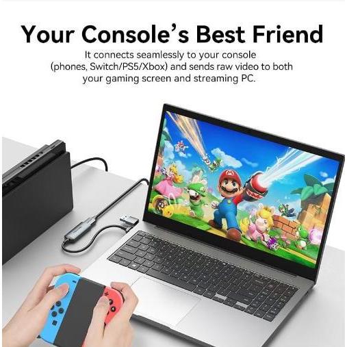Lansungkirim- Vention Hdmi Video Capture Card Usb To Hdmi Game Capture For Streaming