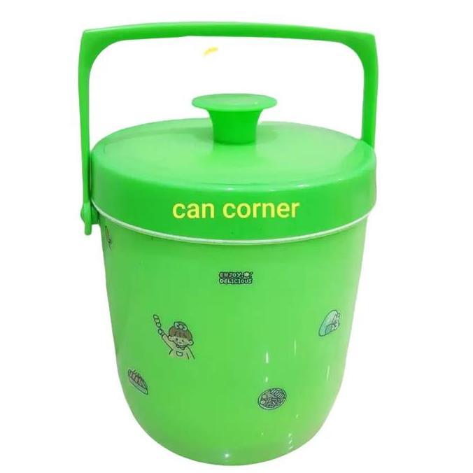Xfood- Rice Ice Bucket 6.5 Termos Nasi Termos Es Batu 6.5 Termos Nasi Mini Termos Este Hijau Vacuum 