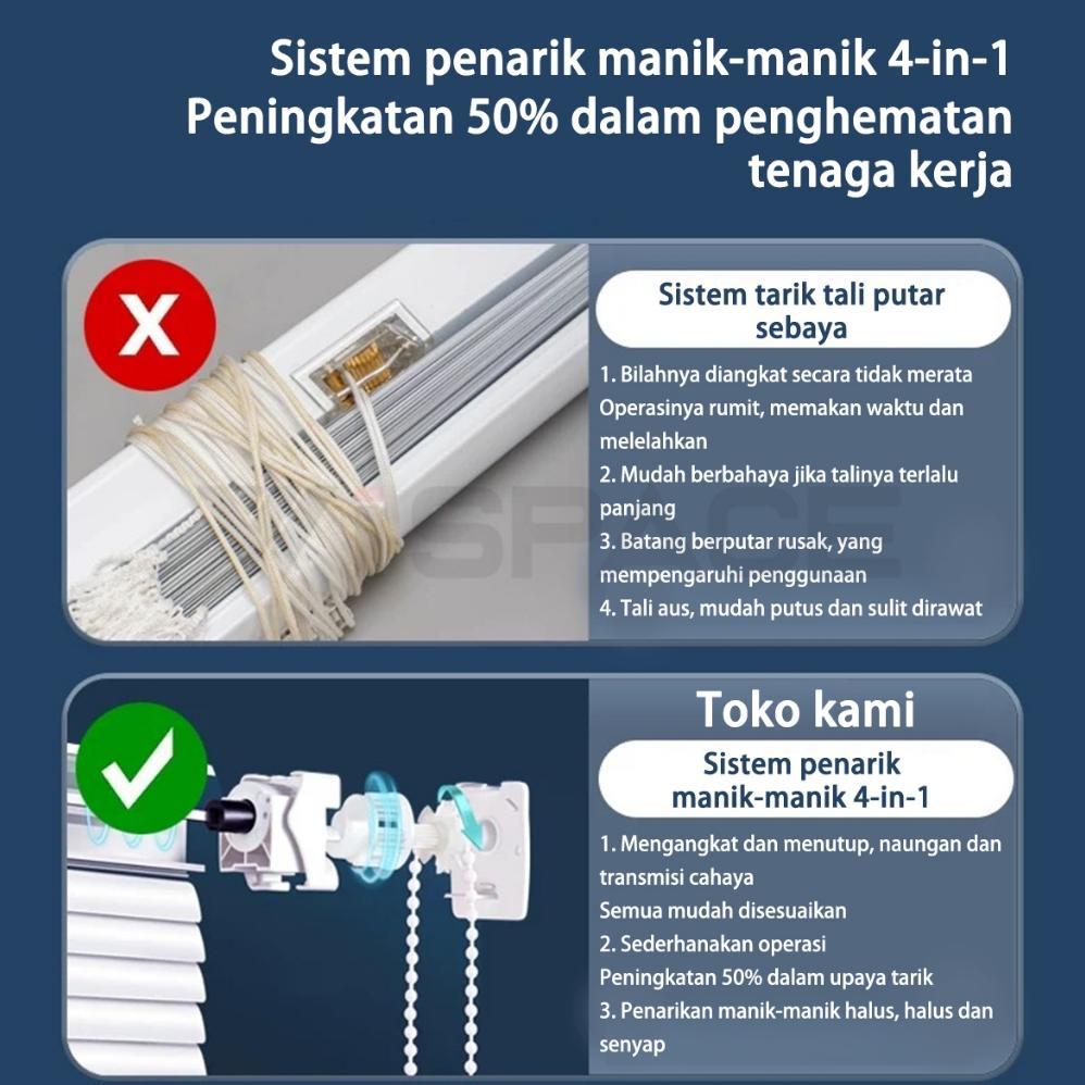 Tirai Jendela Tirai Gulung Venetian Blind  Tirai Blind Horizontal Blind Tirai Aluminium Venetian Bli
