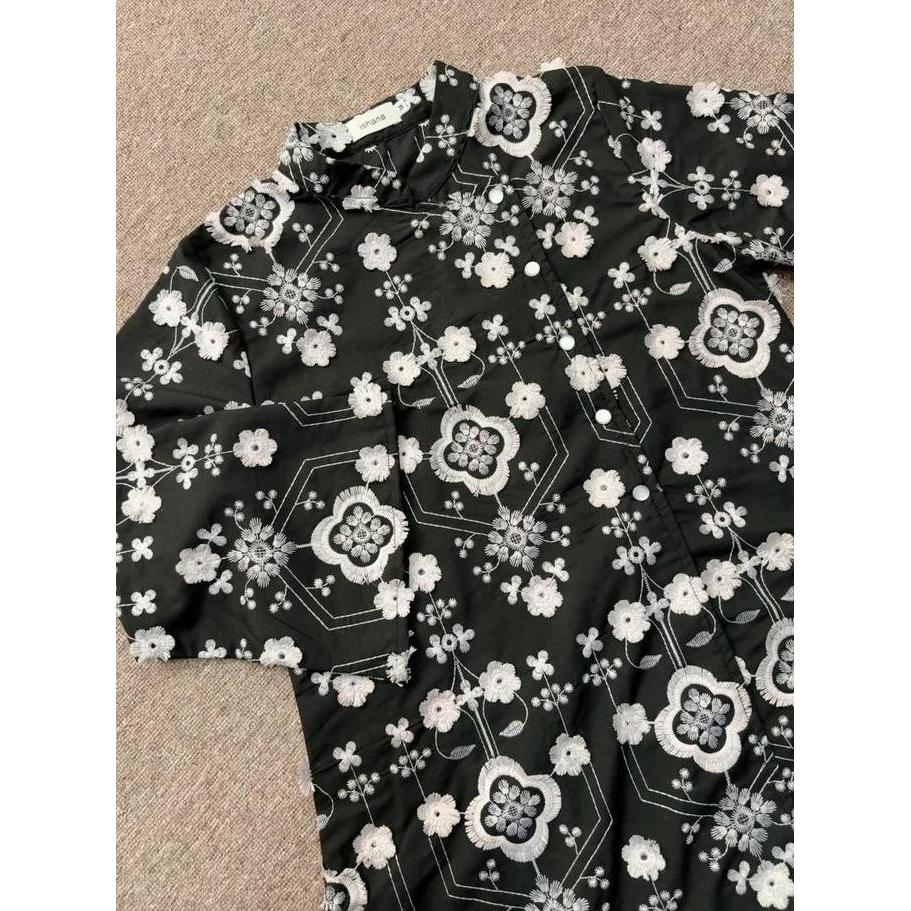 SAKURA Tunik Lebaran Katun Bordir TA