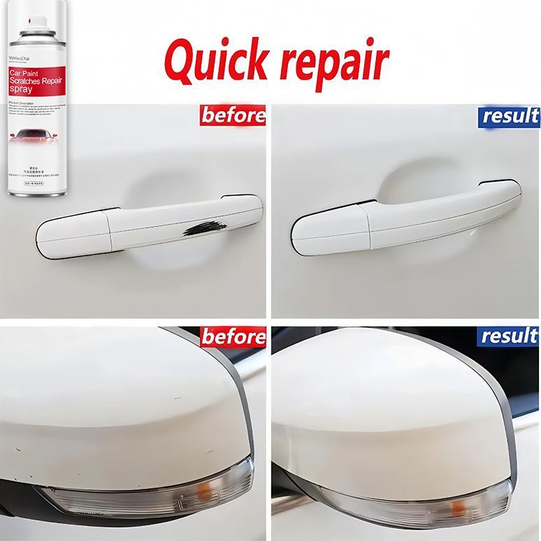 Cat Semprot Body Motor Mobil Putih/Hitam Anti Gores Semprot Compound Kompon Penghilang Baret Mobil K