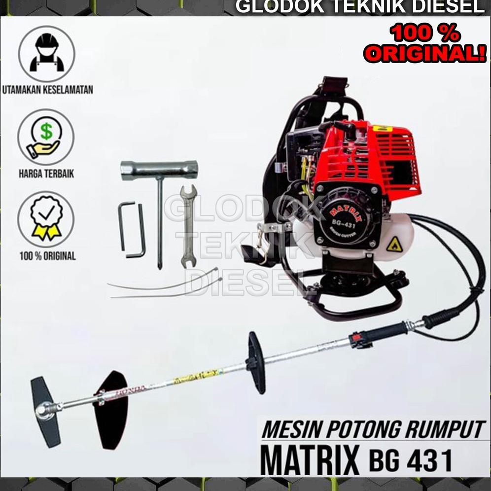 Matrix Mesin Potong Rumput Gendong 4 Tak Bg 435 Bg435 Brush Cutter 4 Stroke Kualitas Terbaik