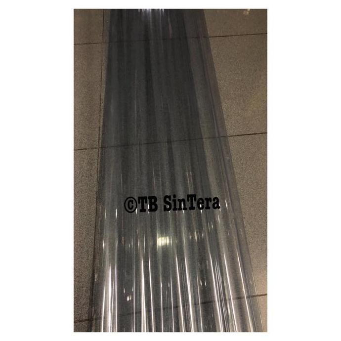 Atap Gelombang Plastik Murah Uk. 300 X 86 / Atap Fiber Uv Protection