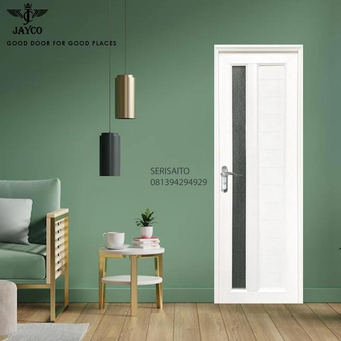 Pintu Kamar Mandi Upvc + Gagang / Kunci / Hendel /Handle