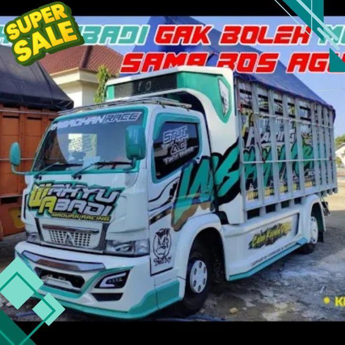 Pola Stiker Miniatur Truk Wahyu Abadi 02