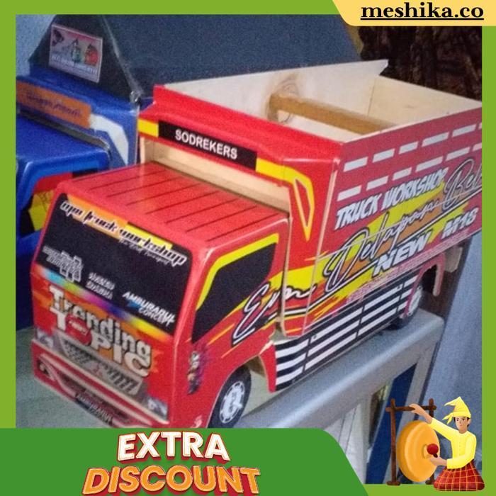 Pola Stiker Miniatur Truk Oleng Ukuran Jumbo