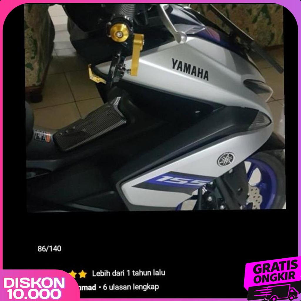 Spion Jalu Oval/Bar End Variasi Motor X Ride/Mio Fino/Jupiter Mx New