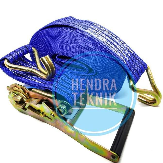 RACHET TIE DOWN 2" 6 8 10 12 15 m TALI KREK CARGO LASHING 5cm 50mm