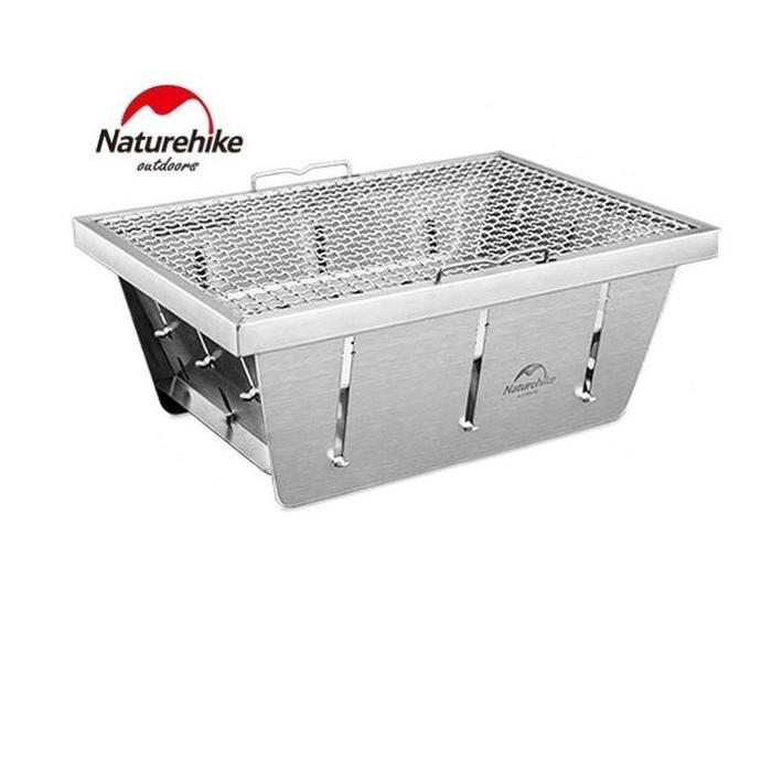 Alat panggang naturehike NH20CJ006 barbeque stainless folding grill
