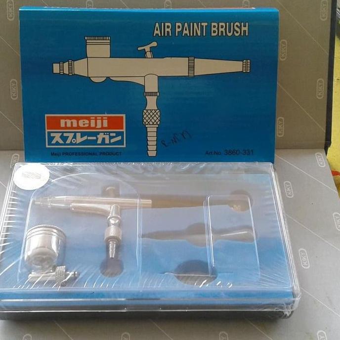 HARGA DISC - pen brush MEIJI tabung samping mini spray gun air brush double action