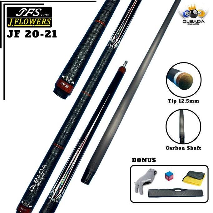 HARGA DISC - Stik Billiard JFlowers 20-21 / Billiard Ball / Stik Play Bilyar