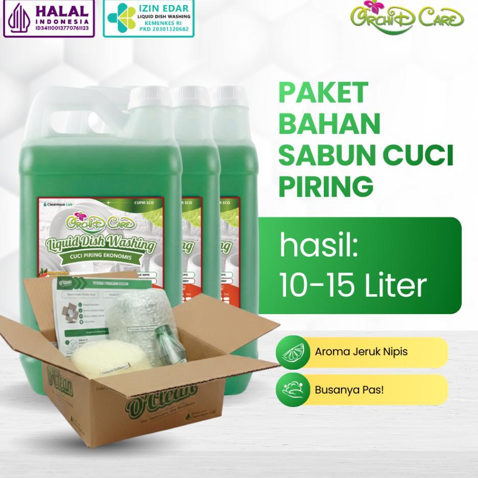 Oclean Paket Bahan Pembuatan Cairan Sabun Cuci Piring Refill Jadi 10 Liter