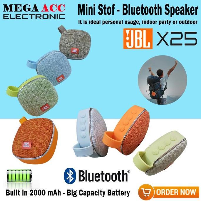 JBL Mini Bluetooth Speakers Portable Oudoor X25 With FM Radio - Tft Ca