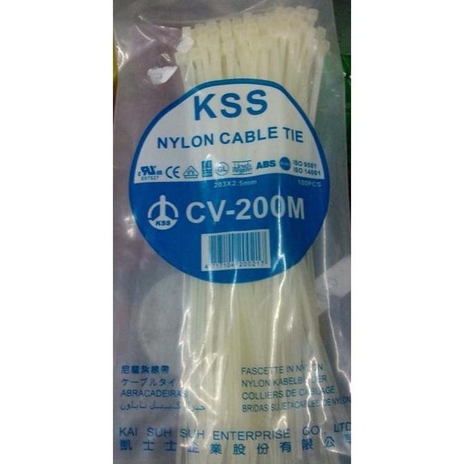 Kabel Ties 20cm Putih CV-200M KSS