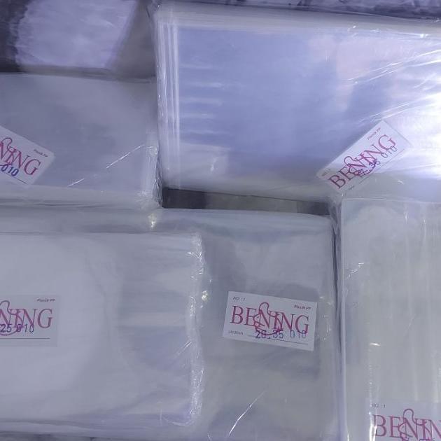 Plastik Pp Tebal 010 Cap Bening, Cocok Buat Kripik,Snack Dll