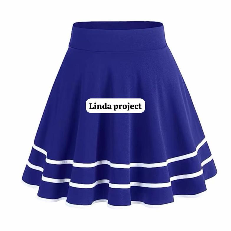 Gratis Ongkir Rok Mini List Skirt Flare Rok Korean Style Rok Senam List Pendek Wanita Rok Olahraga S