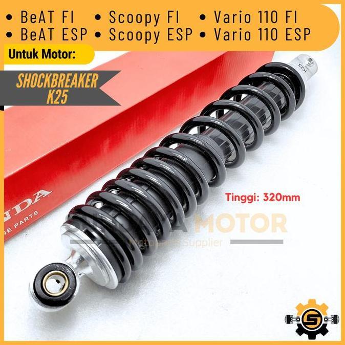 Kabinen_bone  - Shockbreaker Original Honda K25 Shock Belakang Beat FI Scoopy ESP Beat Street Vario 